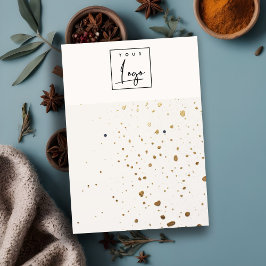 Tarjeta De Visita Titular de ganancia del logotipo de textura blanca