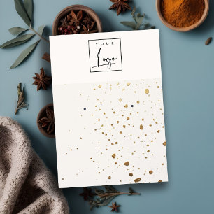 Tarjeta De Visita Titular de ganancia del logotipo de textura blanca