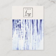 Titular del logotipo de las líneas azules de la ti