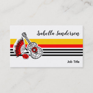 Tarjeta De Visita Título del nombre de la banda clásica de los souve