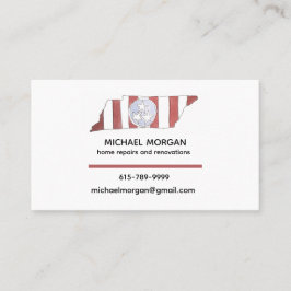 Tarjeta De Visita TN state flag business cards