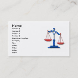 Tarjeta De Visita Todas las leyes estadounidenses