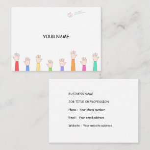 Tarjeta De Visita Todos apuntan a atrapar ese jonrón.