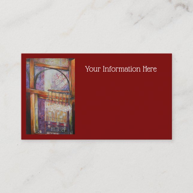 Tarjeta De Visita Todos Estamos Volando A La Misma Luz. (Anverso)