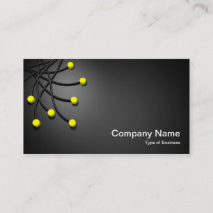 Tarjeta De Visita Todos los puntos - Amarillo