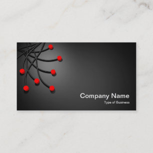 Tarjeta De Visita Todos los puntos - rojo