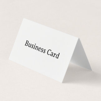 Tarjeta De Visita Toldo Horizontal Profesional Simple Plegado