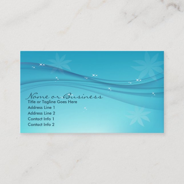 Tarjeta De Visita tolerancia azul (Anverso)