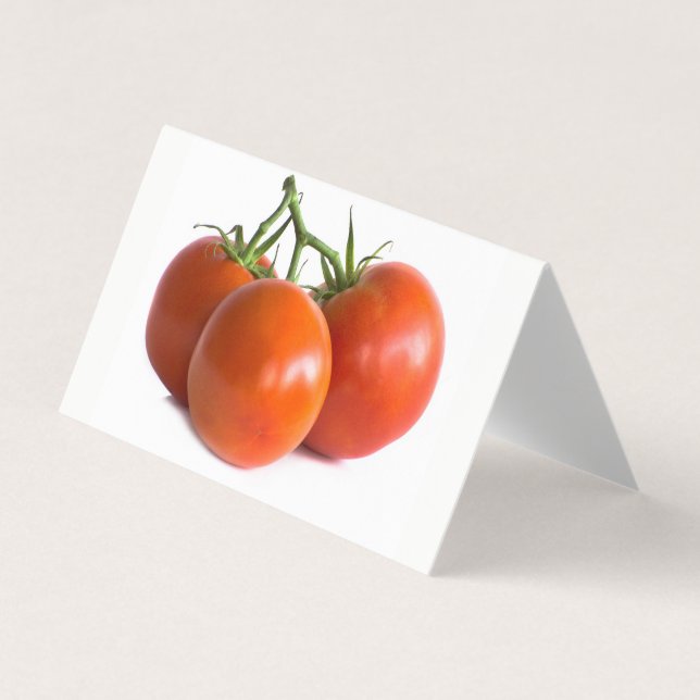 Tarjeta De Visita Tomates (Anverso)