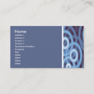 Tarjeta De Visita Tono de textura (anillos) - IIa