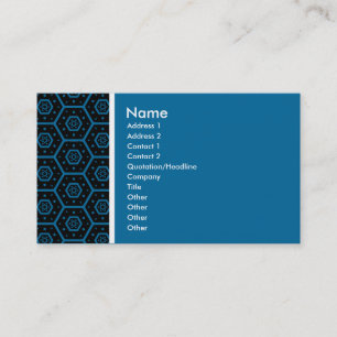 Tarjeta De Visita Tono de textura (honeycomb)