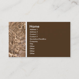 Tarjeta De Visita Tono de textura (mar y arena) - Personalizado