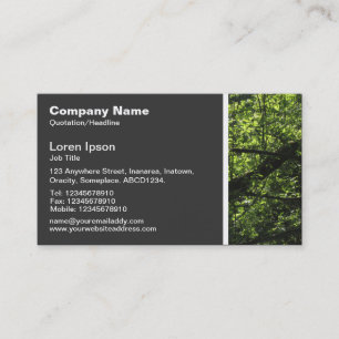 Tarjeta De Visita Tono de textura - Woodland 02
