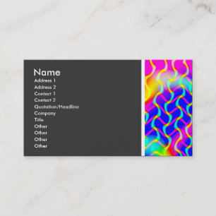 Tarjeta De Visita Tono texturizado (ondas hermosas) II