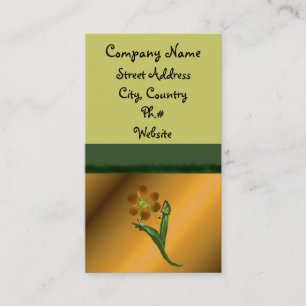 Tarjeta De Visita Tonos de tierra