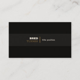 Tarjeta De Visita Tonos negros