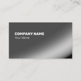 Tarjeta De Visita Tonos y ramas blancos y grises finos