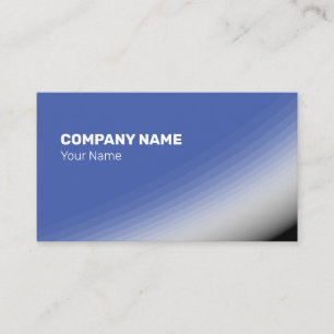 Tarjeta De Visita Tonos y rayas blancos y azules