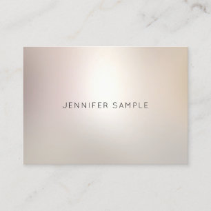 Tarjeta De Visita Top estético elegante moderno del encanto del