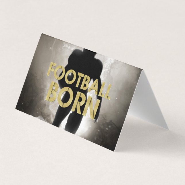 Tarjeta De Visita TOP Football Born (Reverso)