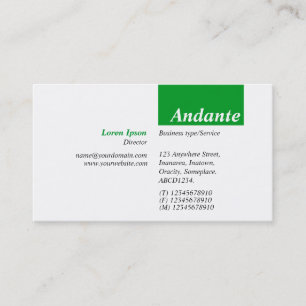 Tarjeta De Visita TopTag v3 - Verde de hierba