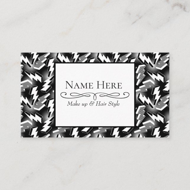 Tarjeta De Visita Tornillos relámpago (Anverso)