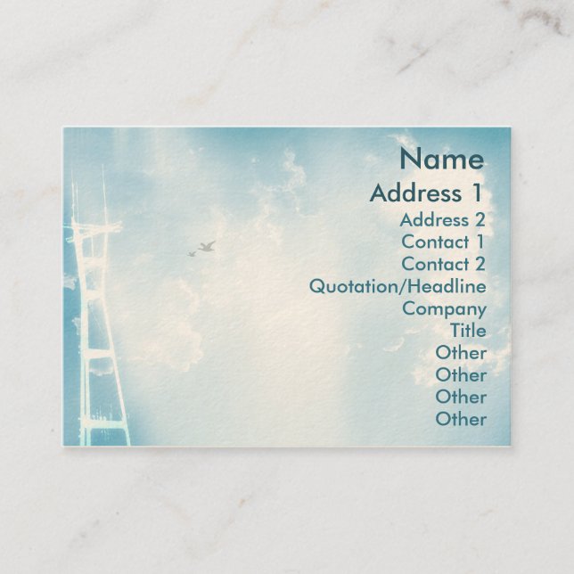 Tarjeta De Visita Torre - rechoncha (Anverso)