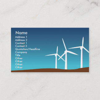 Tarjeta De Visita Torres del viento - negocio