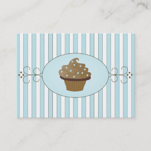 Tarjeta De Visita Torta de lujo azul