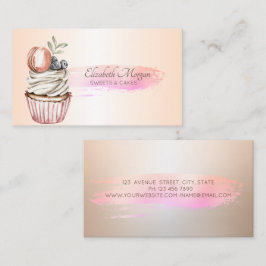 Tarjeta De Visita Torta de pincel de Moda profesional