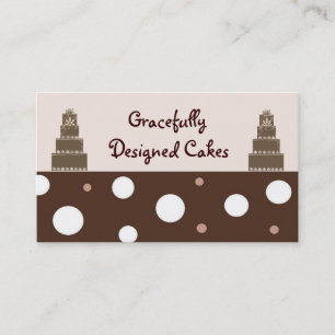 Tarjeta De Visita Tortas de Diseñador