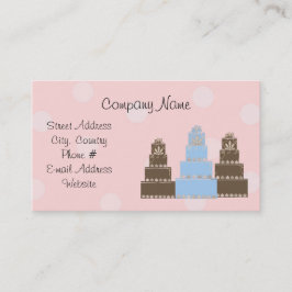 Tarjeta De Visita Tortas de Diseñador