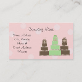 Tarjeta De Visita Tortas de Diseñador