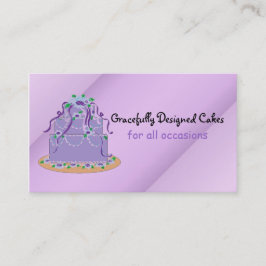 Tarjeta De Visita Tortas de Diseñador/Repostería
