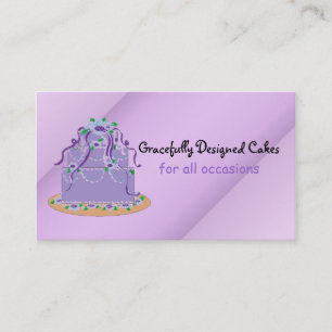 Tarjeta De Visita Tortas de Diseñador/Repostería