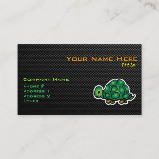 Tarjeta De Visita Tortuga lisa