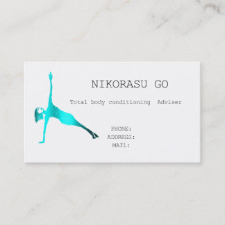 Tarjeta De Visita Total body conditioning