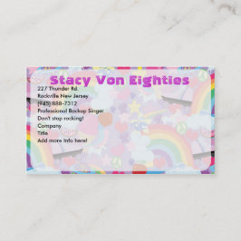 Tarjeta De Visita Totalmente Ochenta Extrema Diversión Flirty Art Lo