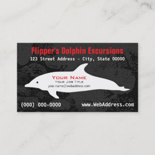 Tarjeta De Visita Tour de delfines personalizado Excursiones coste