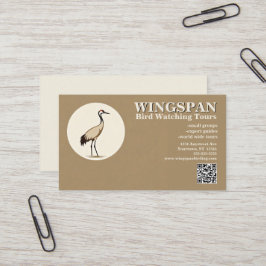 Tarjeta De Visita Tours de observación de aves Rehabilitación de vid