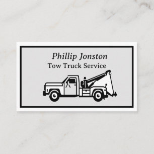 Tarjeta De Visita Tow Truck Services