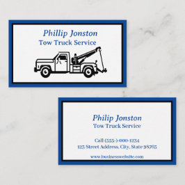 Tarjeta De Visita Tow Truck Services