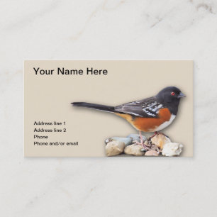 TARJETA DE VISITA TOWHEE #1