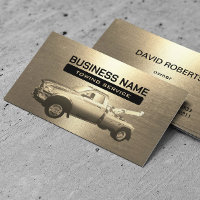 Towing Service Modern Gold Tow Truck Profesional