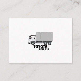 TARJETA DE VISITA TOYOTA PARA TODOS