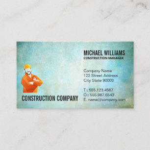 Tarjeta De Visita Trabajador de construcción