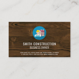 Tarjeta De Visita Trabajador de construcción