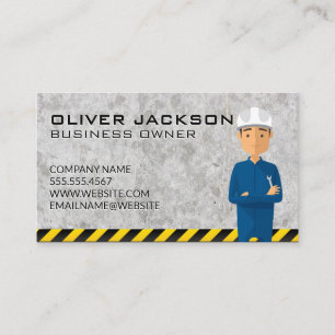 Tarjeta De Visita Trabajador de construcción de Handyman