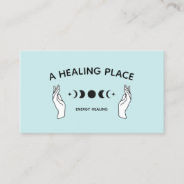 Tarjeta De Visita Trabajador de energía de las fases de la luna de m