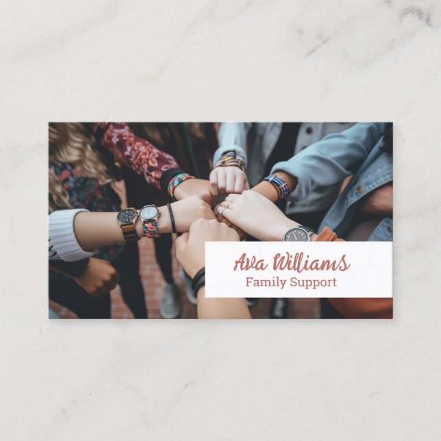 Tarjeta De Visita Trabajador social (Anverso)